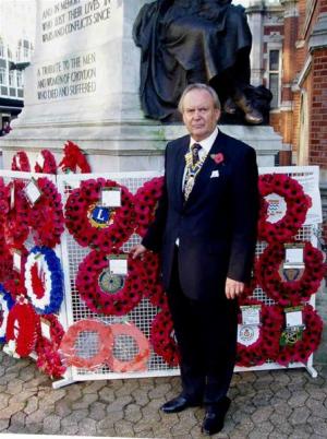 Remembrance Sunday - attended by Trevor Morgan